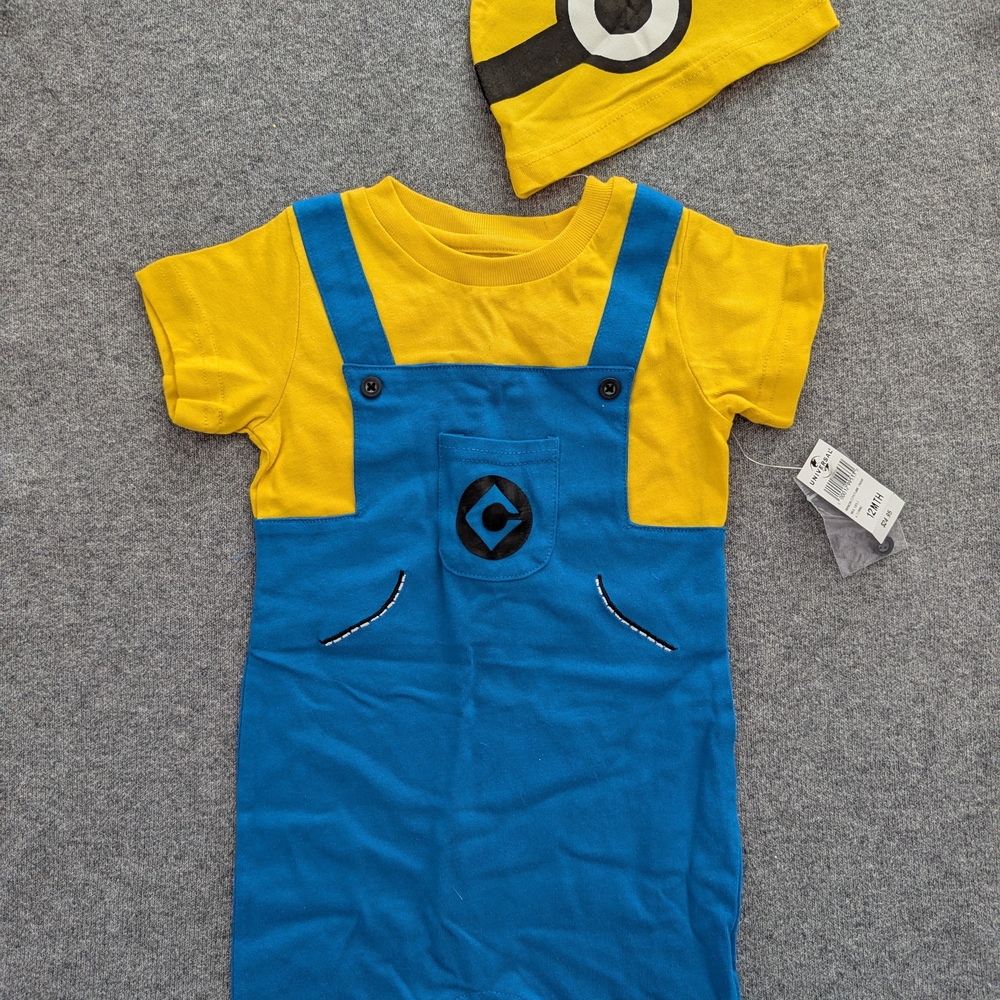 Despicable Me - Minions Romper with Hat